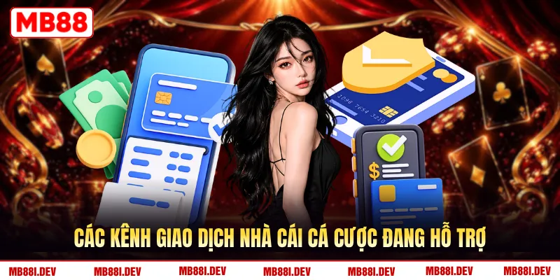 Các kênh giao dịch nhà cái cá cược đang hỗ trợ